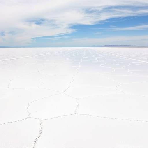 Salinas Grandes, un vasto desierto de sal blanco